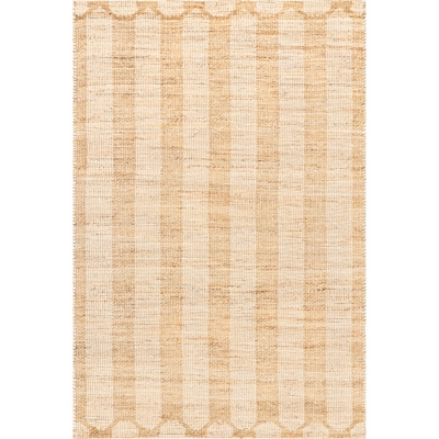 Nuloom Hillcrest Area Rug, Natural, grid