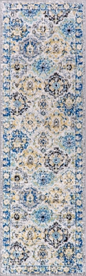 Jonathan Y Persian 2' x 8' Area Rug, Blue, large