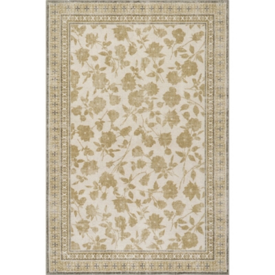 Padma Lakshmi x Rugs USA Botanica 5' x 8' Area Rug, Olive Green, large