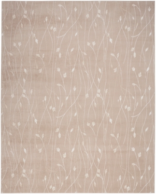 Nourison Home Grafix 7' x 10' Floral Area Rug, Beige, large