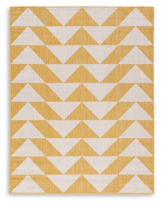 Thomley 8' x 10' Rug, Ivory/Yellow, large