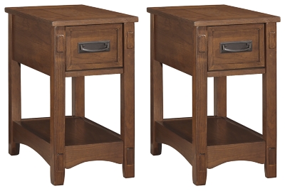 APG-T007-319 Breegin 2 End Tables, Brown sku APG-T007-319