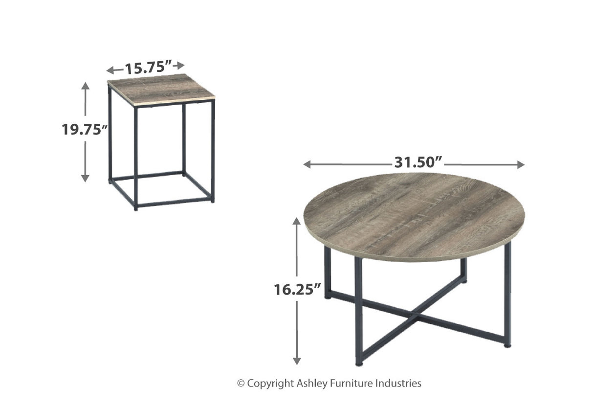 Wadeworth Table Set Of 3 Ashley Furniture Homestore