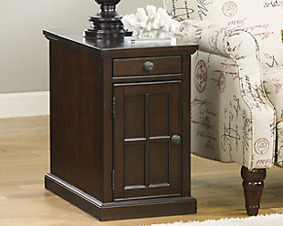 Laflorn Chairside End Table with USB Ports & Outlets, , rollover