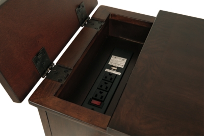 Picture of Laflorn Chairside End Table with USB Ports & Outlets