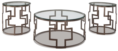 Frostine Table Set Of 3 Ashley Furniture Homestore