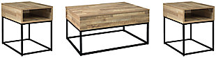Gerdanet Coffee Table with 2 End Tables, , large