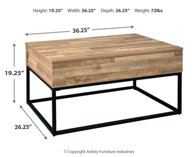 Gerdanet Lift-Top Coffee Table, , large