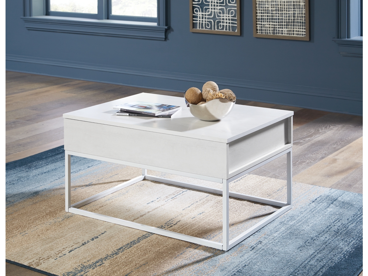 Coffee table with storage ashley furniture discount