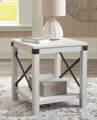 Bayflynn End Table, Whitewash, large