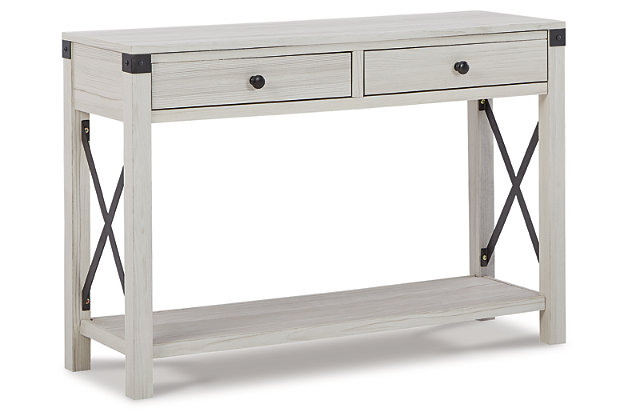 Bayflynn Sofa Console Table Ashley, 36 Inch High Console Table With Drawers