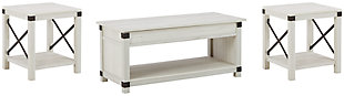 Bayflynn Coffee Table with 2 End Tables, , large