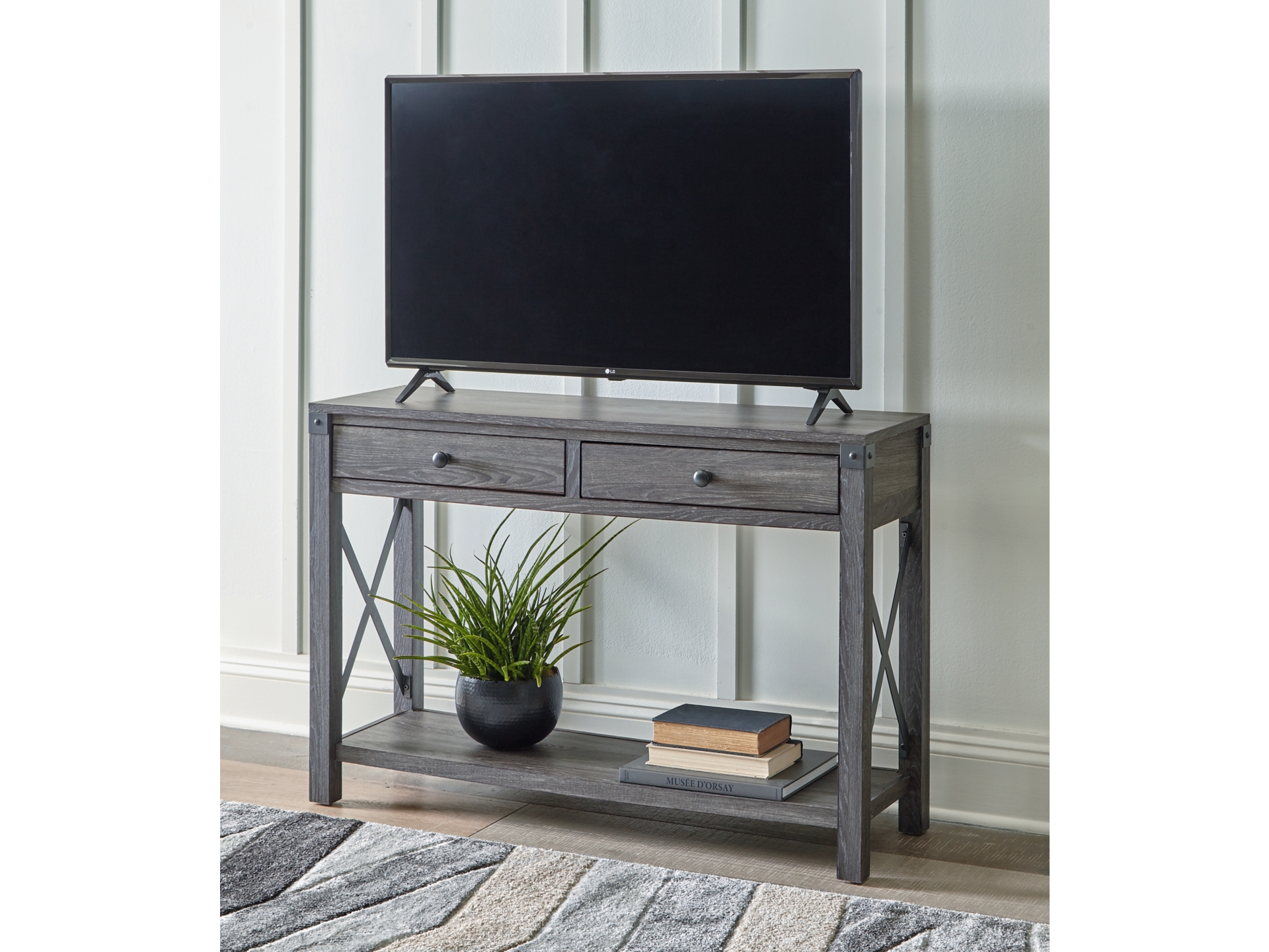 Image 4 of Freedan Lift Top Coffee Table Storage-end table-sofa table Grayish Brown
