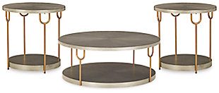 Ranoka Coffee Table with 2 End Tables, , large