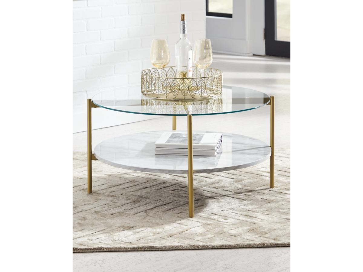 Ashley FURNITURE Wynora コーヒーテーブルA0090 Ashley Wynora Coffee Table