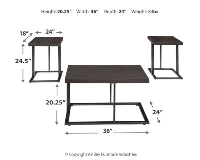 Airdon Table (Set of 3), , large