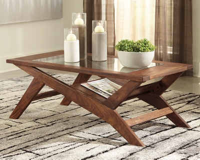 Ashley Furniture Brookfield 4pc Coffee Table Set The Classy Home