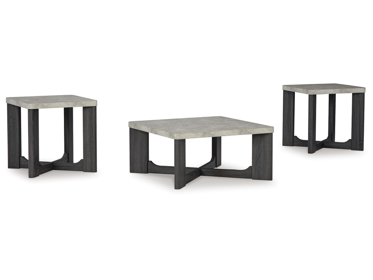 Sharstorm 3 Pack Tables - Two-tone Gray