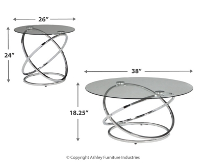 Hollynyx Table Set Of 3 Ashley Furniture Homestore