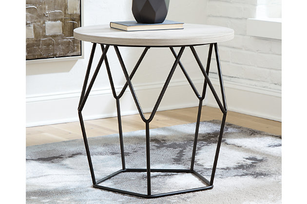 Waylowe End Table Ashley Furniture, Ashley Furniture Round Side Tables