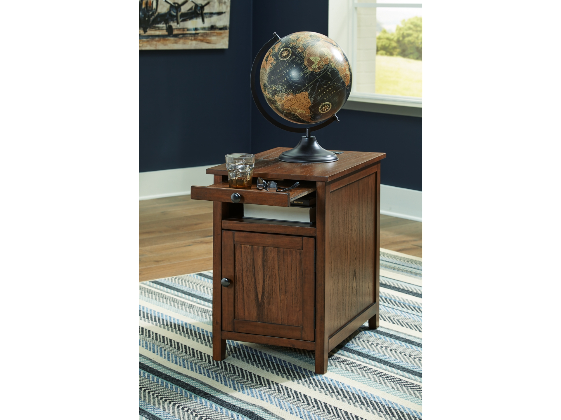 Treytown Chairside End Table 6 colors 