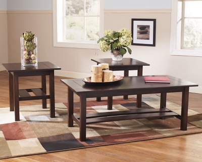 Lewis Table Set Of 3 Ashley Furniture HomeStore