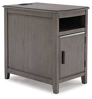 Devonsted Chairside End Table, Gray, large