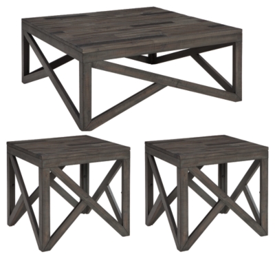 Haroflyn Coffee Table with 2 End Tables | Ashley