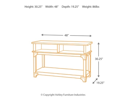 Murphy Sofa Console Table Ashley Furniture Homestore