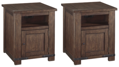 APG-T372-3 Budmore 2 End Tables, Brown sku APG-T372-3