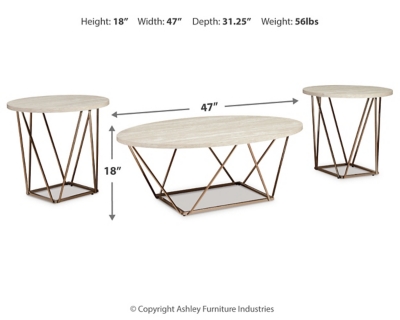 Tarica Table (Set of 3), , large