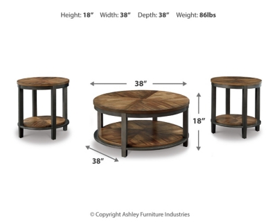 Roybeck Table (Set of 3), , large