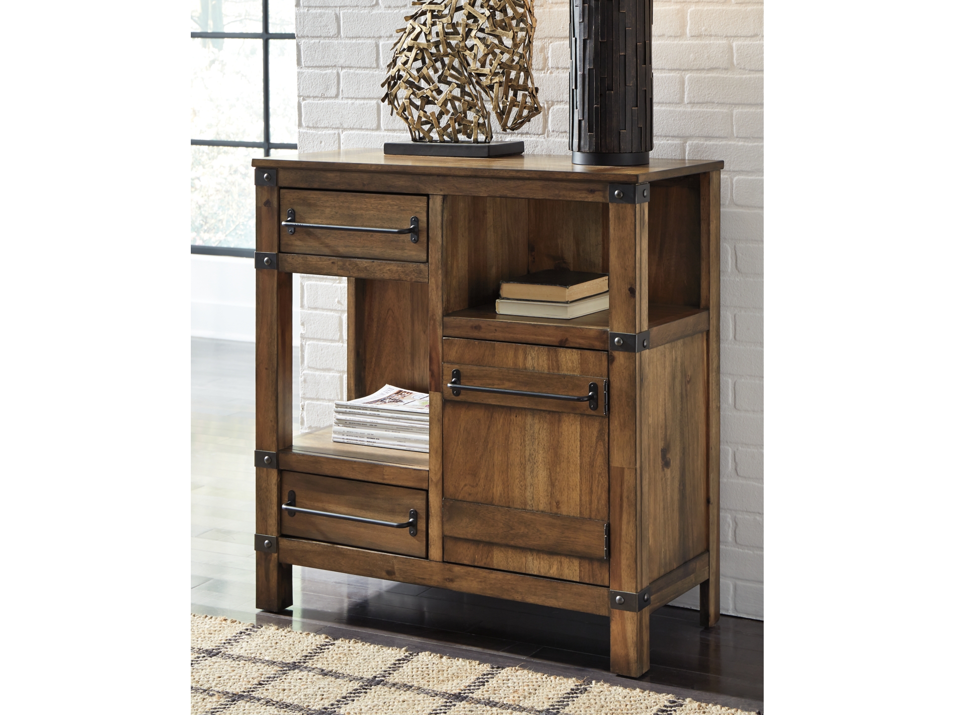 Image 2 of Roybeck Table Set-Accent Cabinet