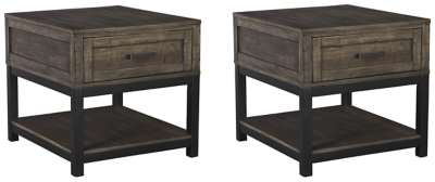 APG-T444-3 Johurst 2 End Tables, Grayish Brown sku APG-T444-3