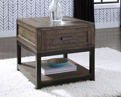 Johurst End Table, Grayish Brown