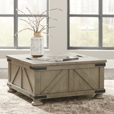 Aldwin Coffee Table With Lift Top Ashley Furniture Homestore