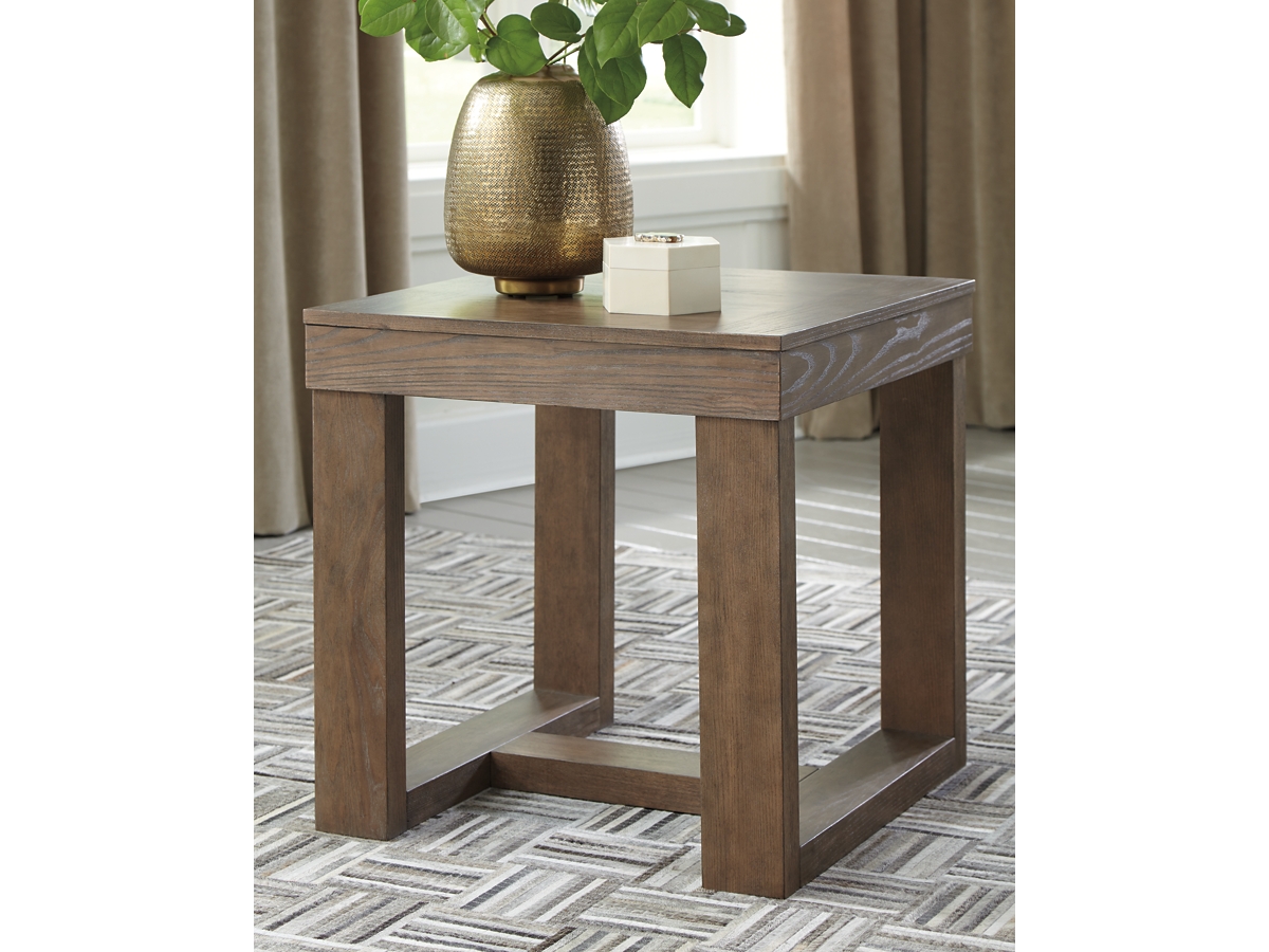 Cariton End Table - Gray