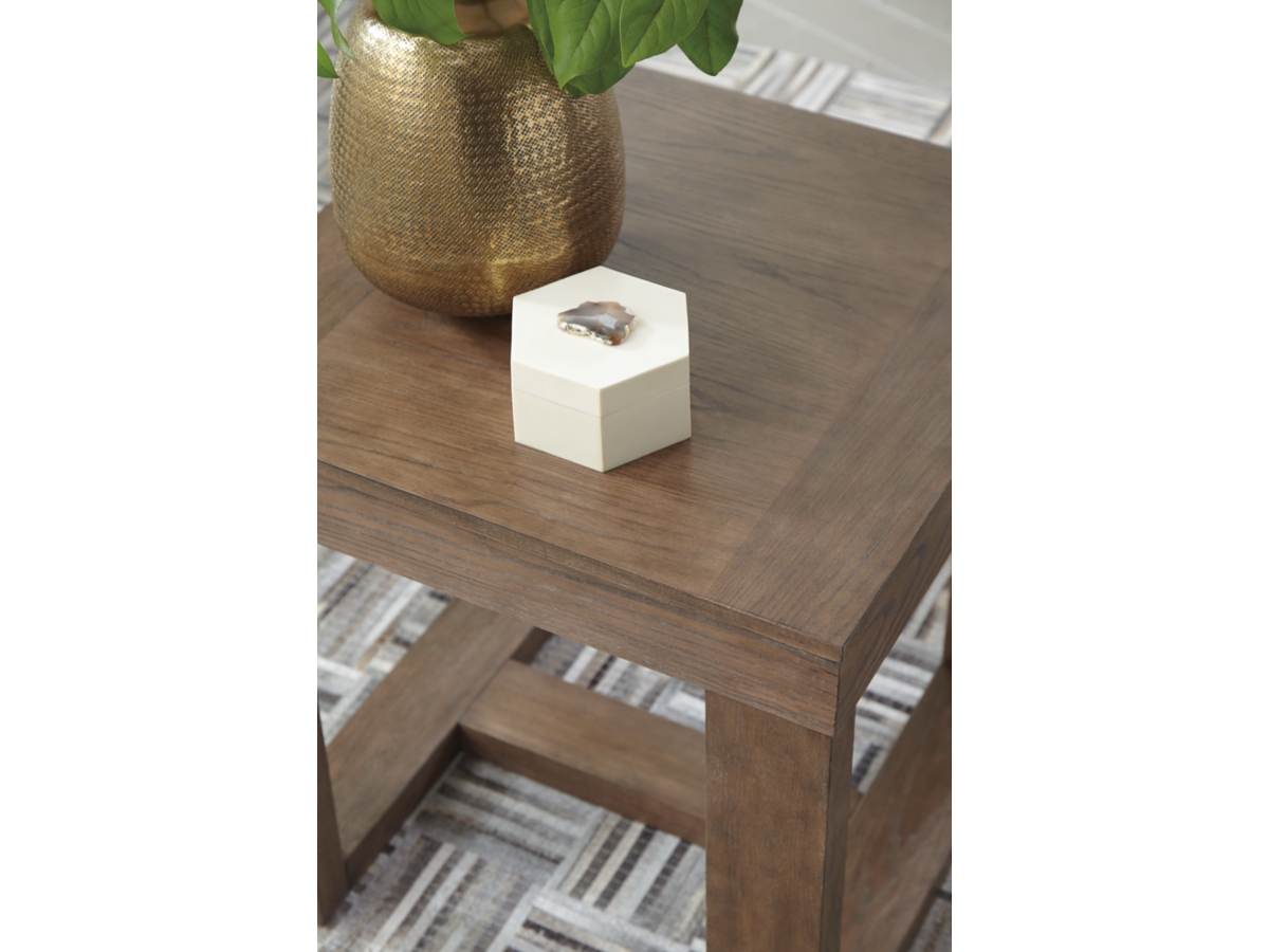 Cariton End Table - Gray