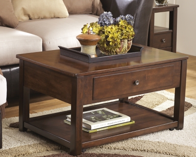 Marion Coffee Table With Lift Top Ashley Furniture Homestore