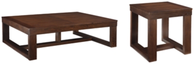 APG-T481-12 Watson Coffee Table with 1 End Table, Dark Brown sku APG-T481-12