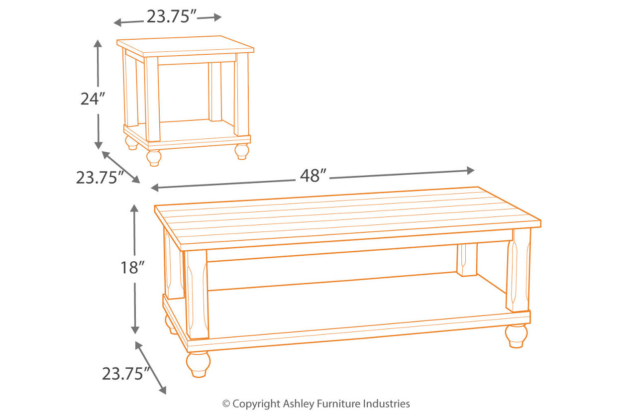Cloudhurst Table Set Of 3 Ashley Furniture Homestore