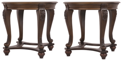 APG-T499-6 Norcastle 2 End Tables, Dark Brown sku APG-T499-6