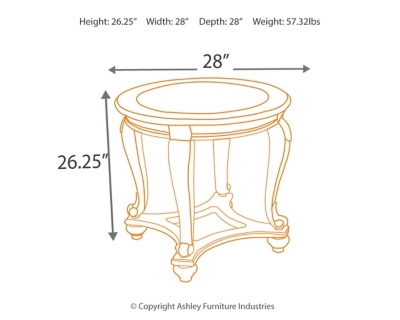 Norcastle End Table, , large