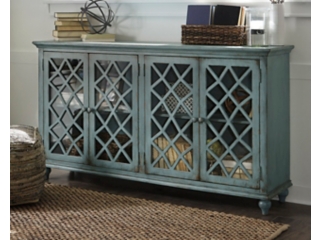Mirimyn 4 Lattice Design Door Accent Cabinet