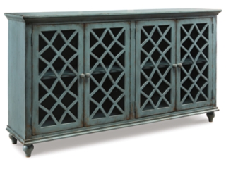 Mirimyn 4 Lattice Design Door Accent Cabinet