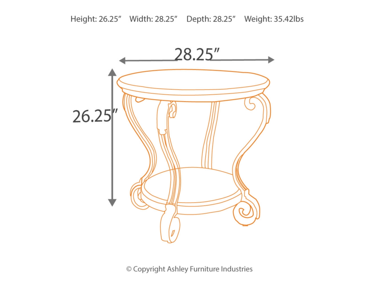 Nestor Coffee Table with 2 End Tables | Ashley