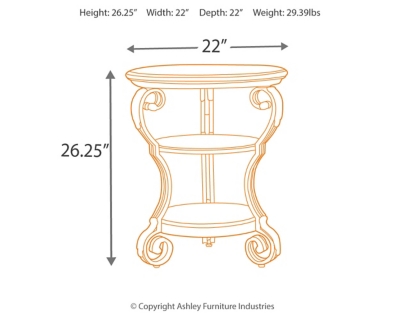 Nestor Chairside End Table, , large