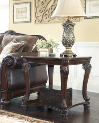 Ashley Norcastle Dark Brown Sofa Table