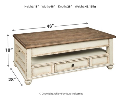 Realyn Coffee Table with Lift Top | Ashley Furniture HomeStore