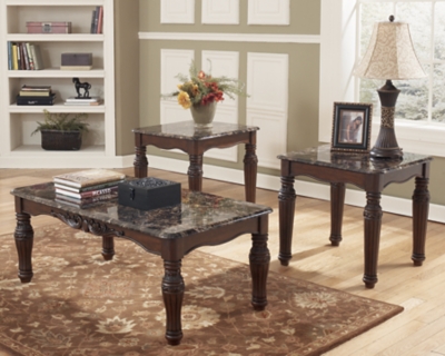 ashley furniture living room table sets